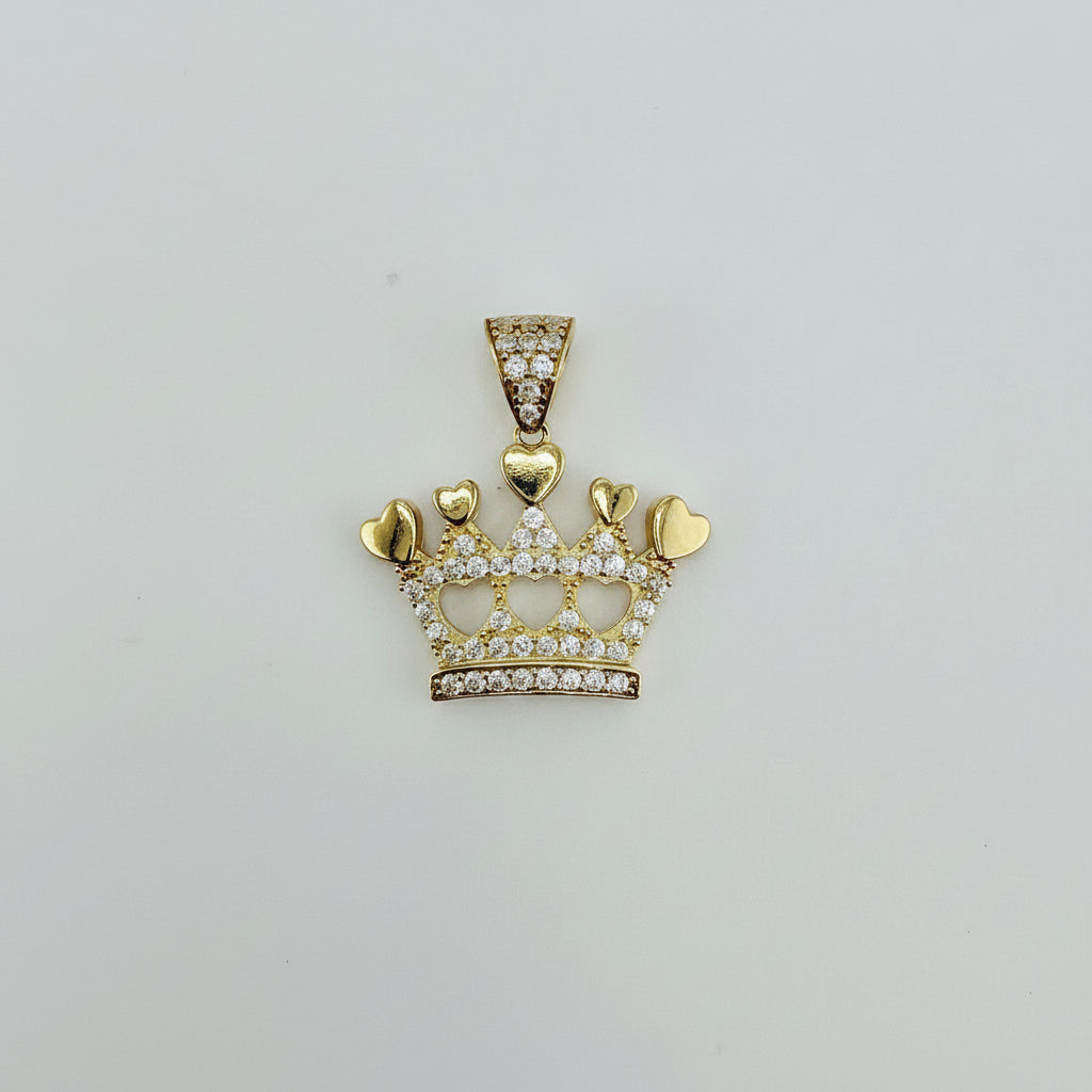 10k Gold Crown of Dreams Charm