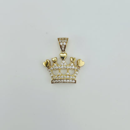 10k Gold Crown of Dreams Charm