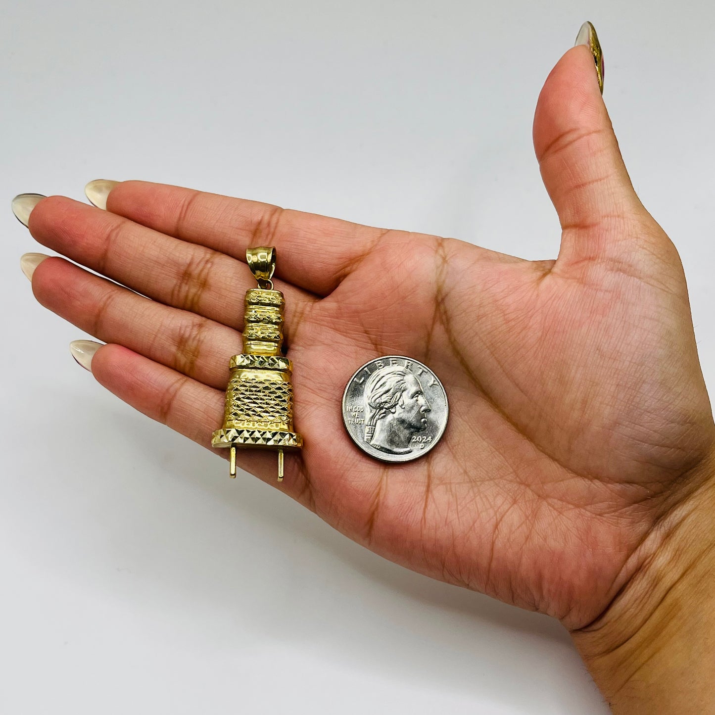 10k Gold Plug Charm