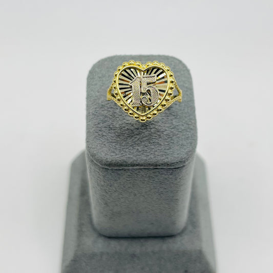 10k Gold Fancy Quince Ring