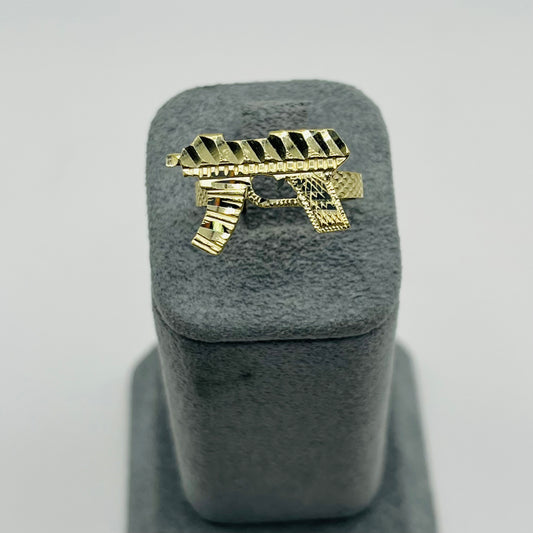 10K Gold Gun Ring (small)
