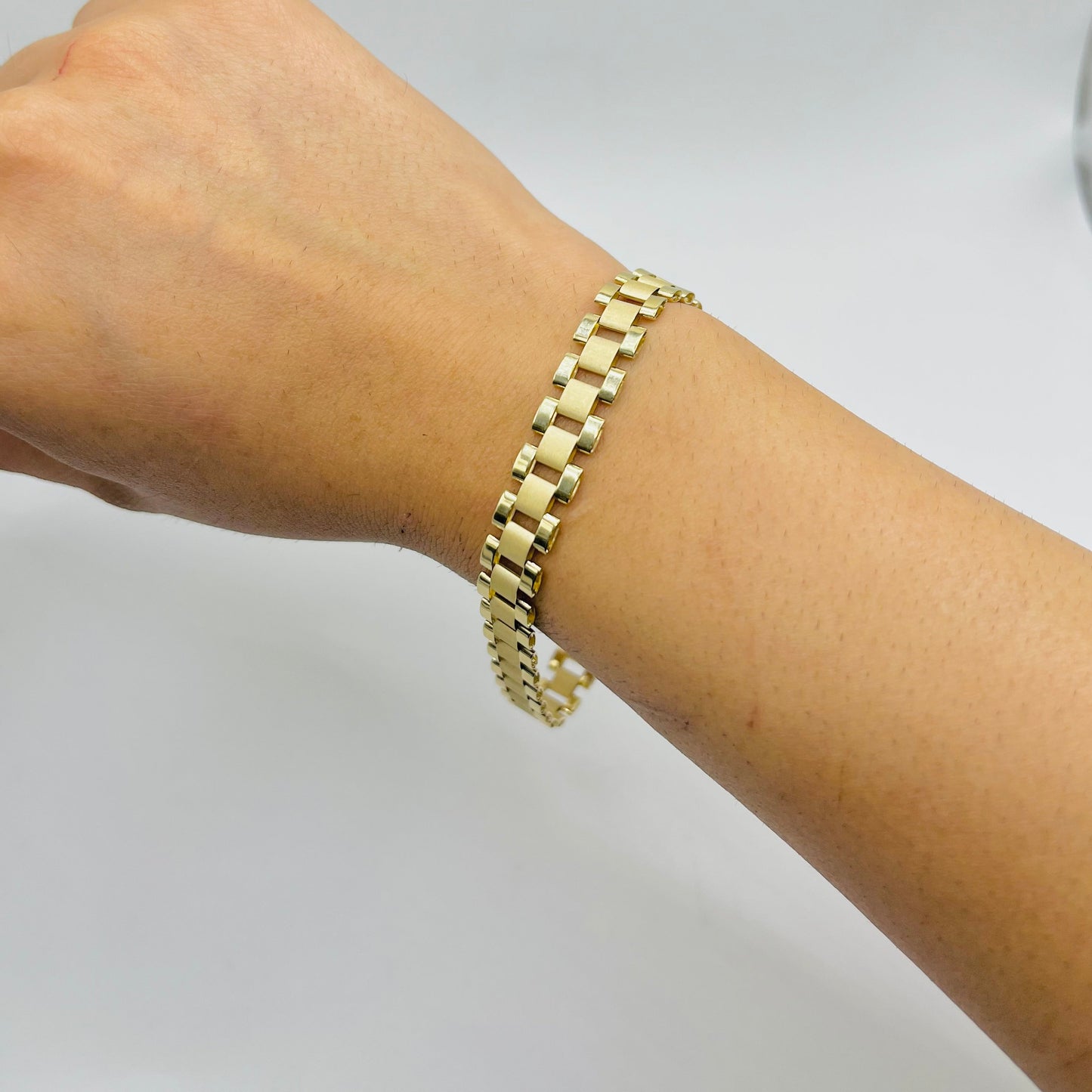 10K Gold RX Bracelet | Width: 8mm