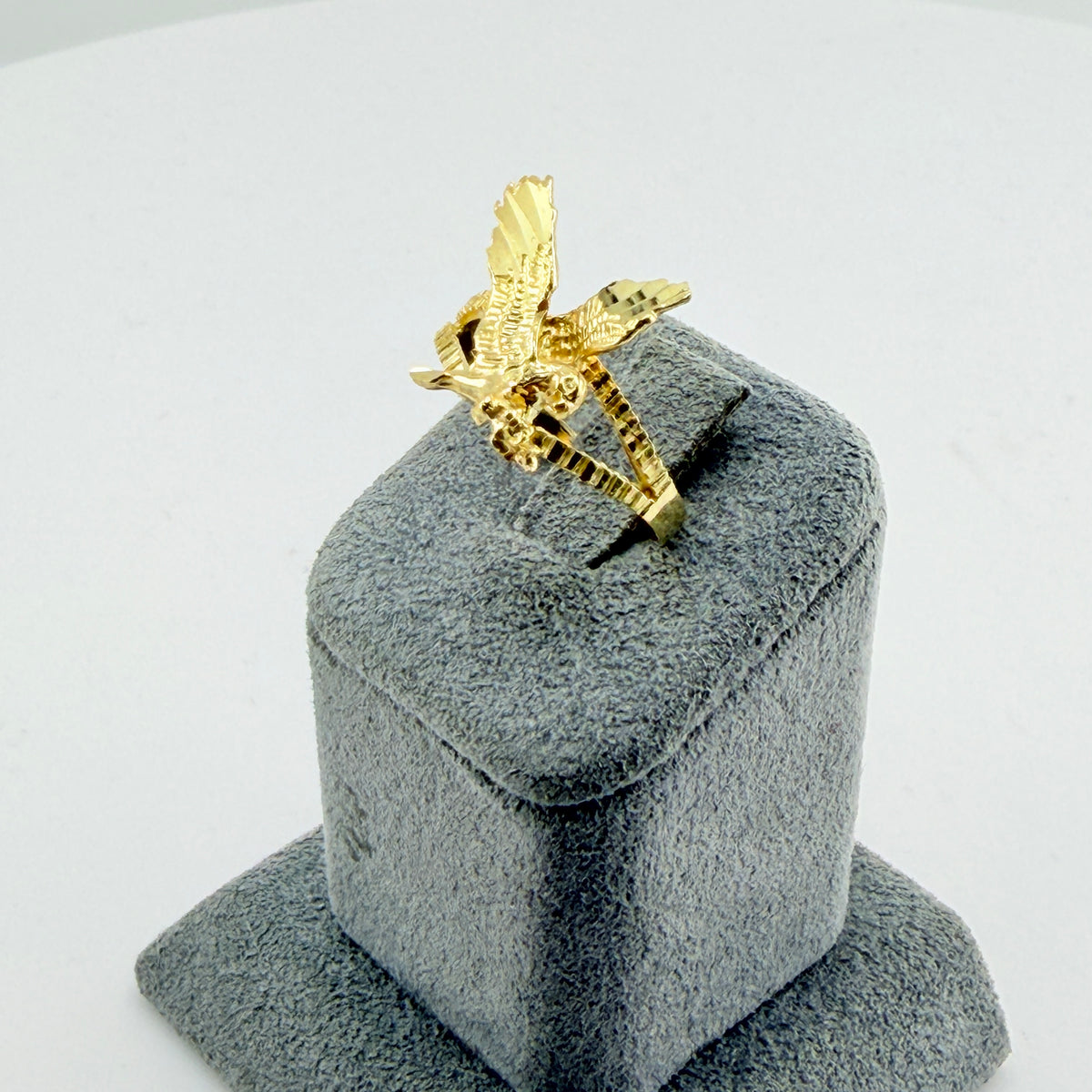 10K Gold Eagle Ring