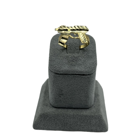 10K Gold Gun Ring (small)