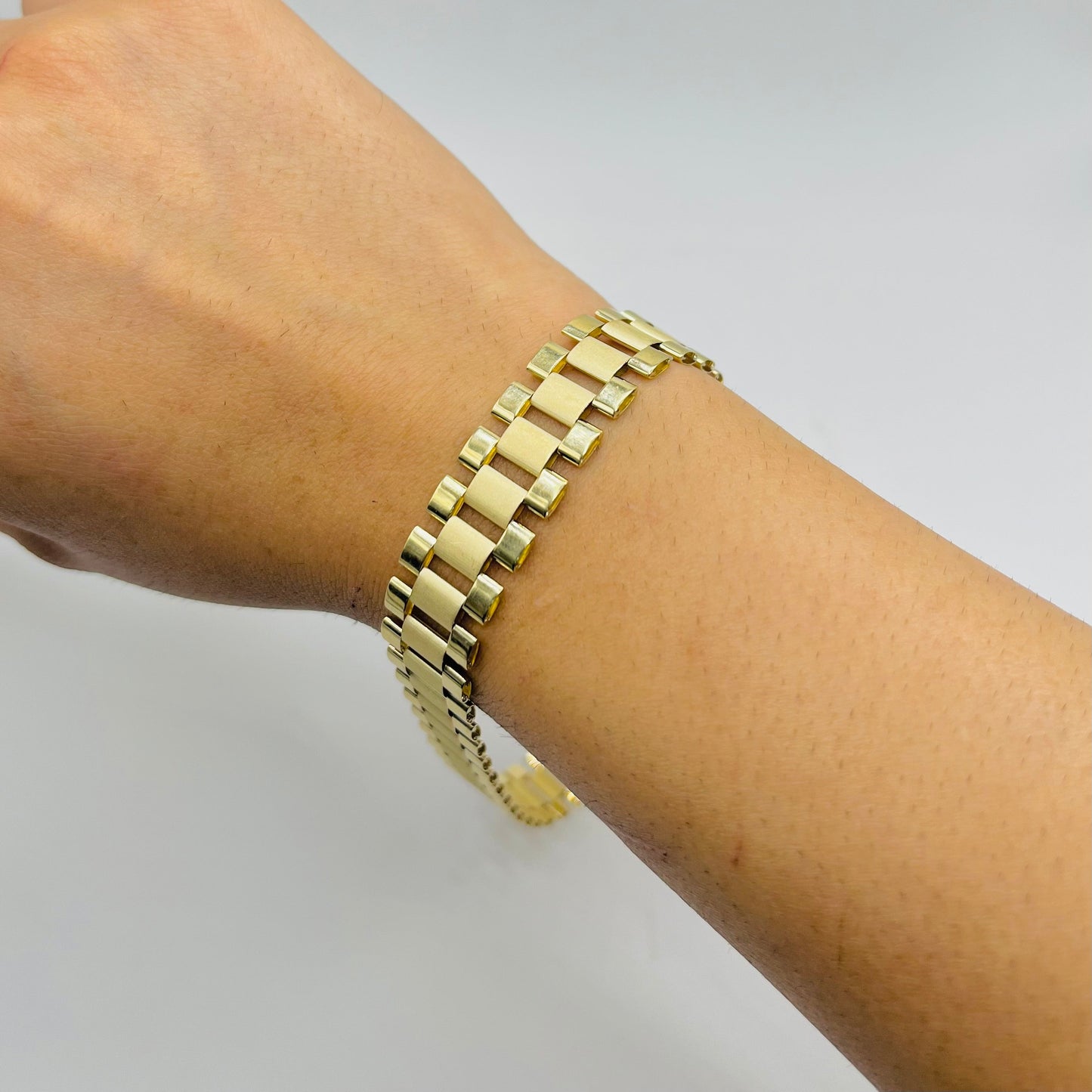 10K Gold RX Bracelet | Width: 12mm