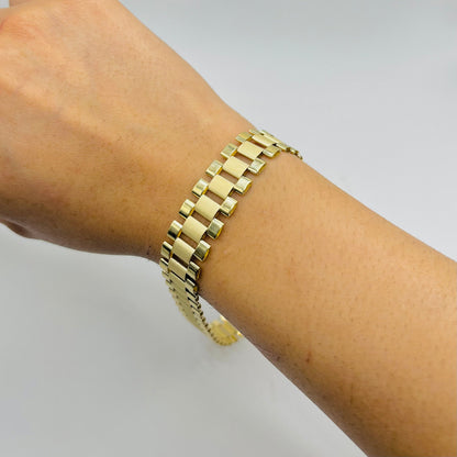 10K Gold RX Bracelet | Width: 12mm