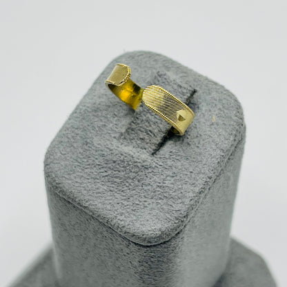 10k Gold Peace Design Toe Ring