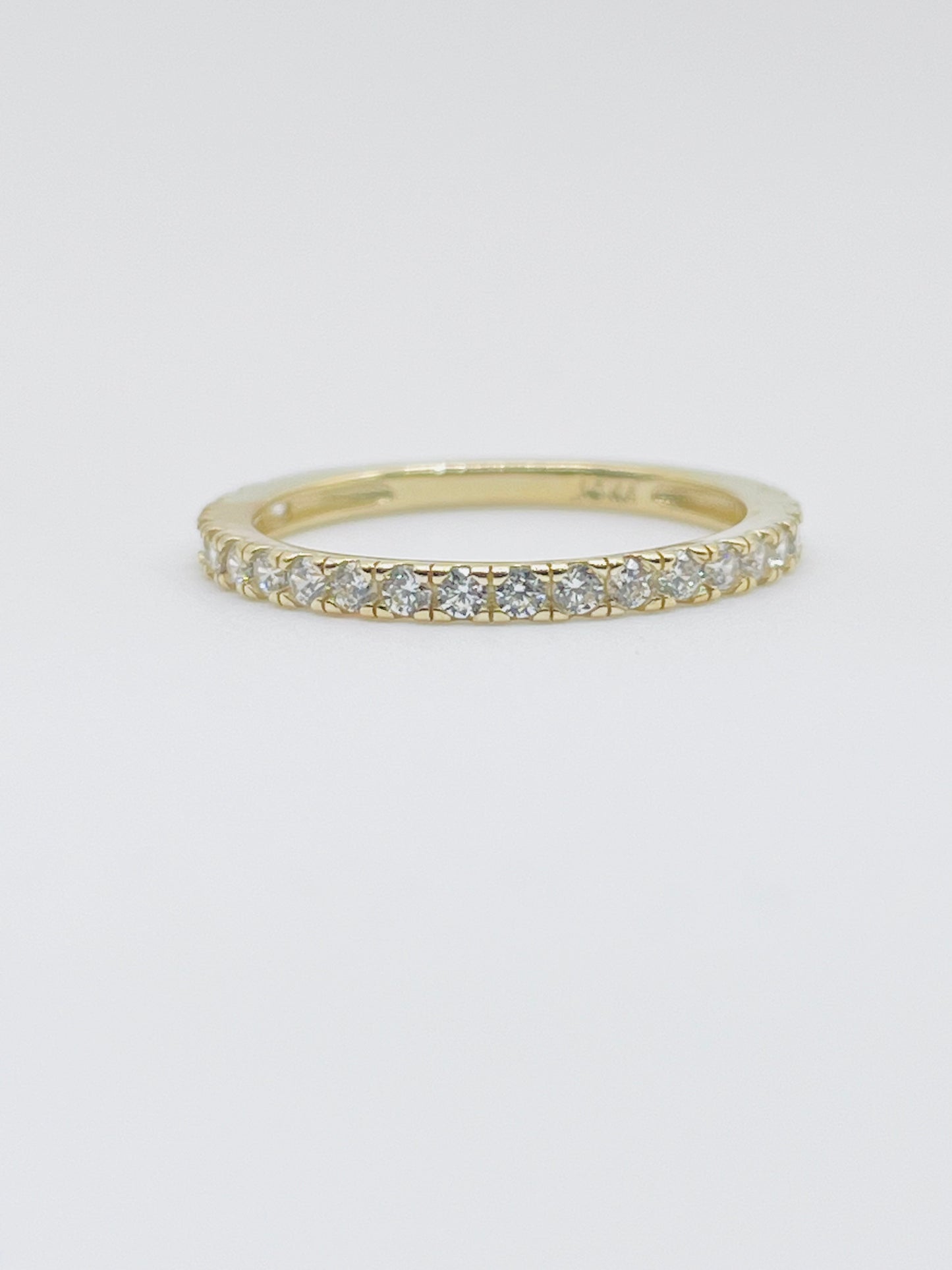 10K Gold Classic CZ Band