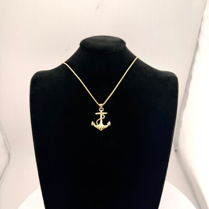10k Gold Anchor Away Charm