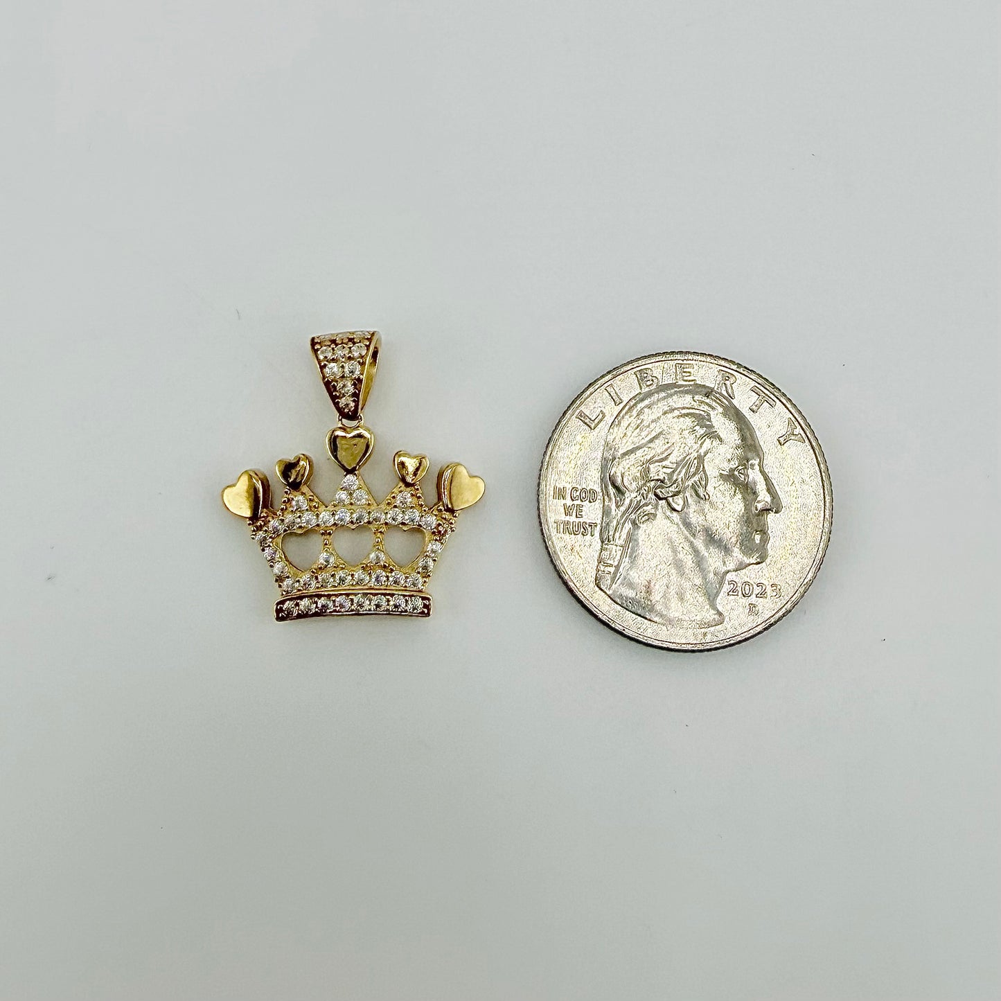 10k Gold Crown of Dreams Charm