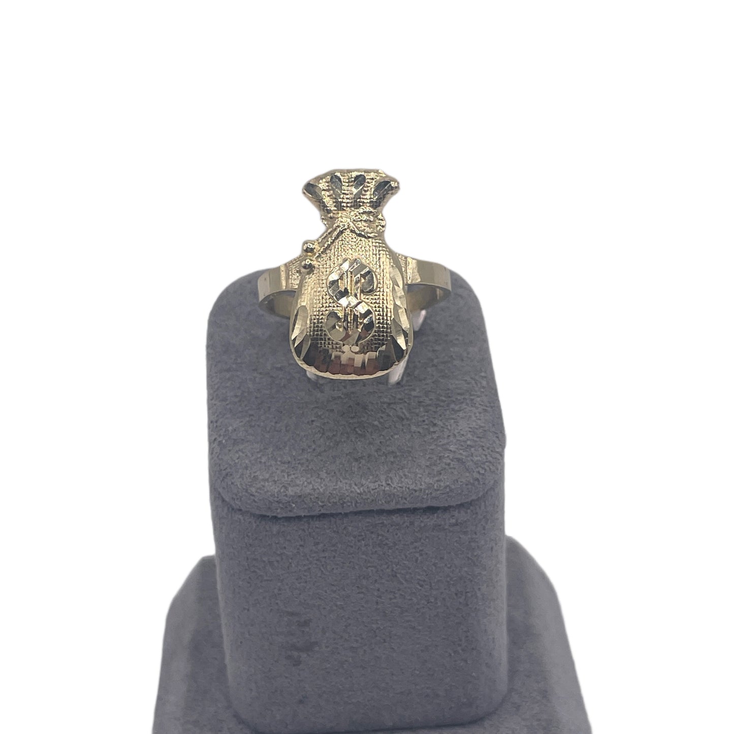 10K Gold Moneybag Ring (small)