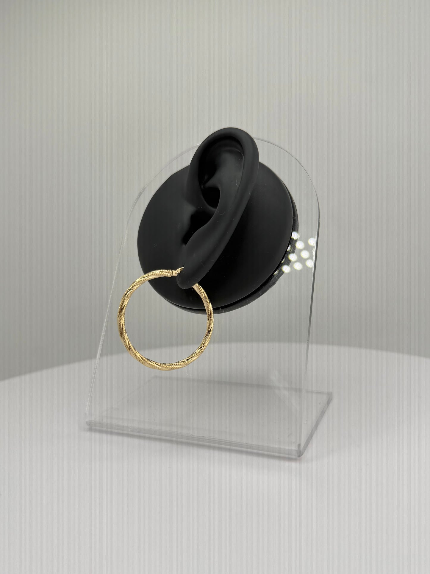 10k Gold Honey Hoops 36mm