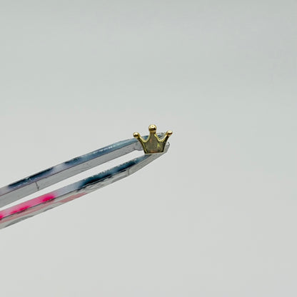 14k Gold Crown Nose Ring