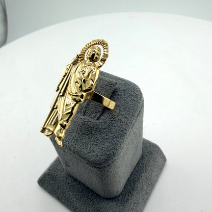 10k Gold San Judas Ring (Large)