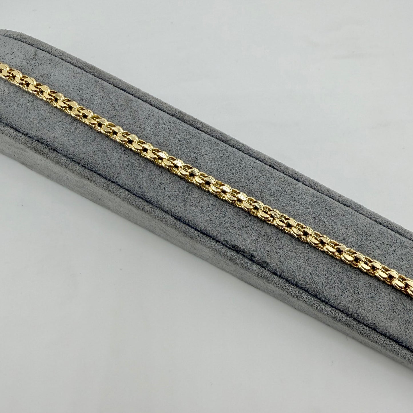 10k Gold 4.5mm Chino Link  Bracelet