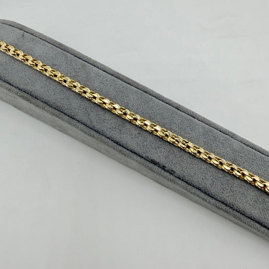 10k Gold 4.5mm Chino Link  Bracelet