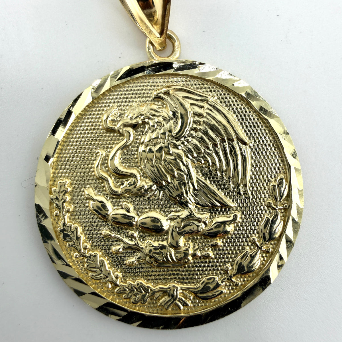 10K Gold Coat of Arms of Mexico (Escudo Nacional de México) Pendant