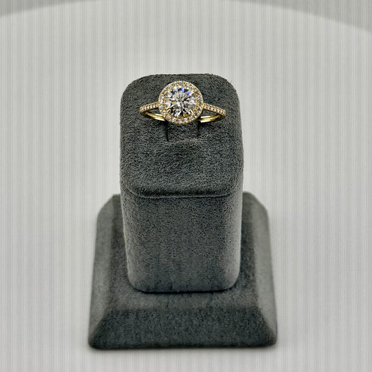 14k Gold Cloud Nine Cz Ring