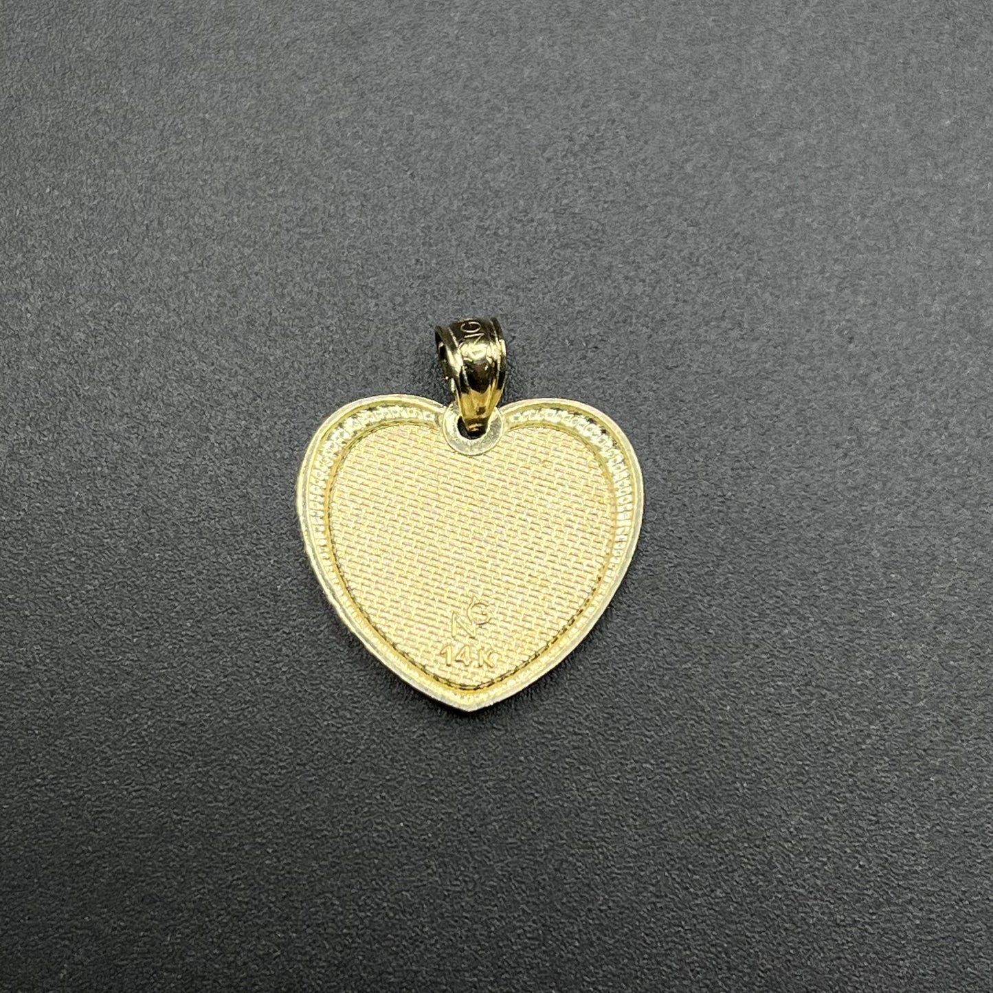 14k Te Amo Heart Charm