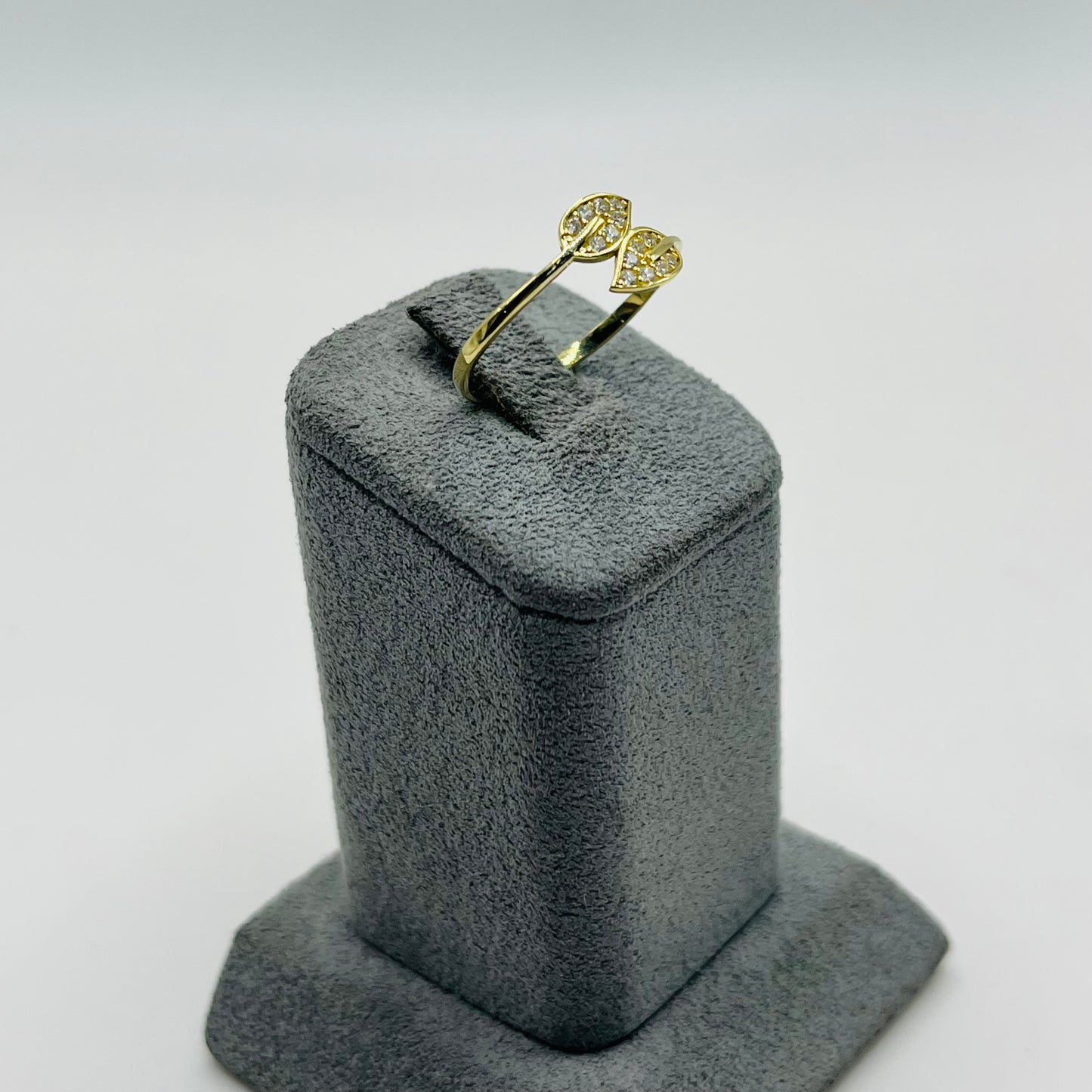 10k Gold Garden Cz Ring