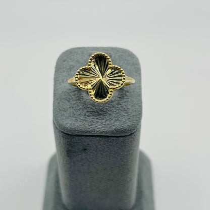 10K Gold Fancy Clover Ring