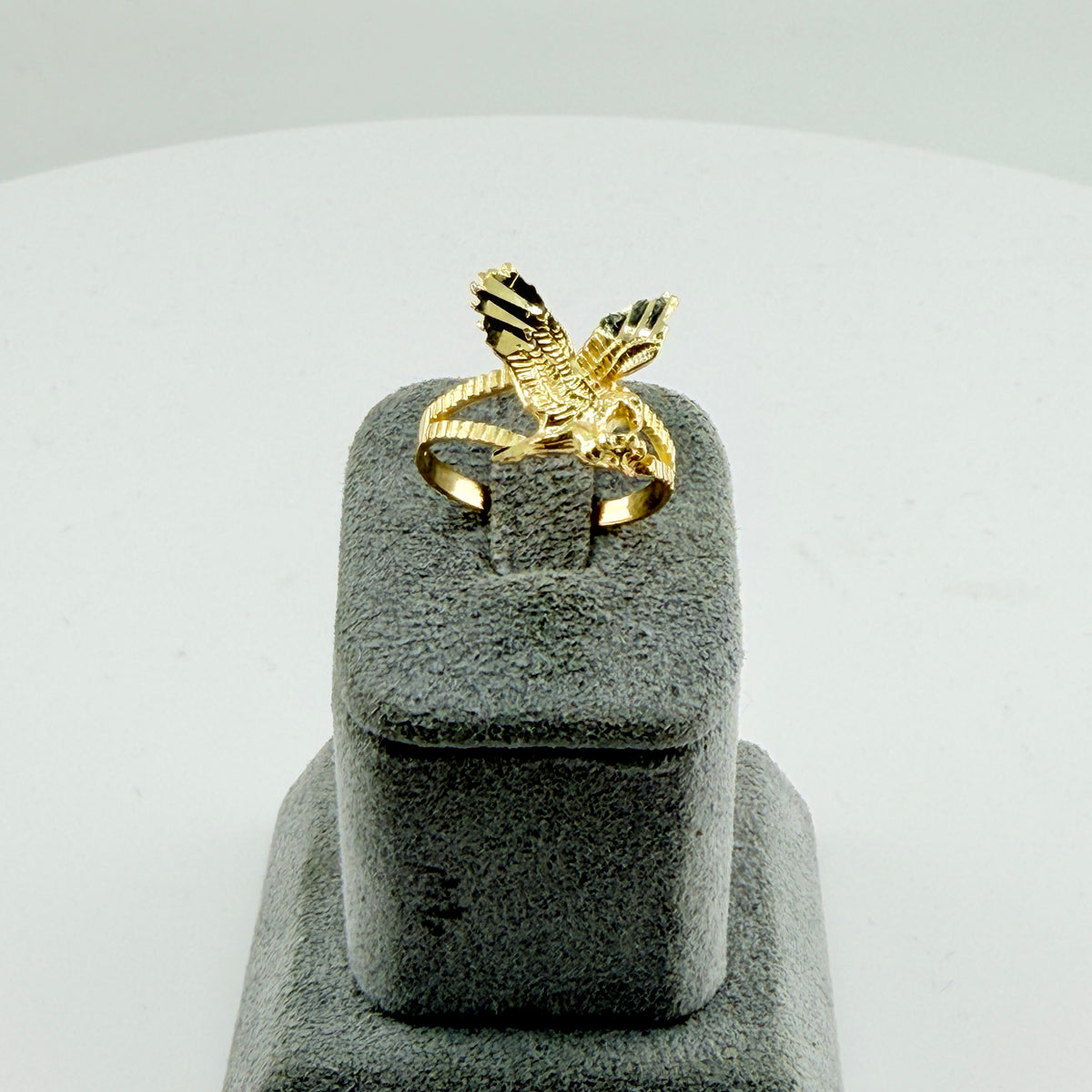 10K Gold Eagle Ring