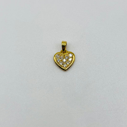 14k Gold Diamond Lovera Pendant