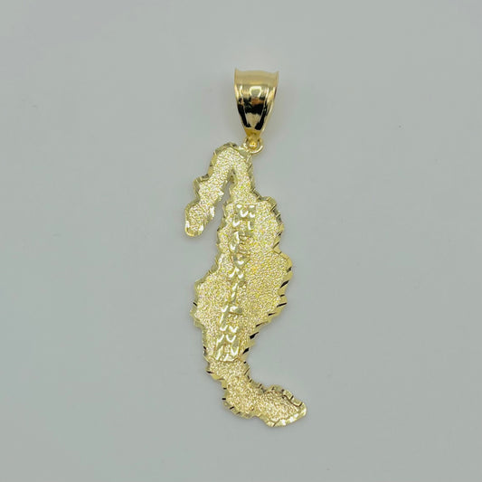 10k Gold México Charm