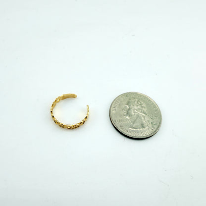 10k Gold Hearts by Hearts Toe Ring