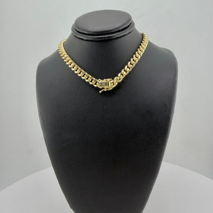 10K Gold Hollow Miami Cuban Chain | Width: 5.7mm