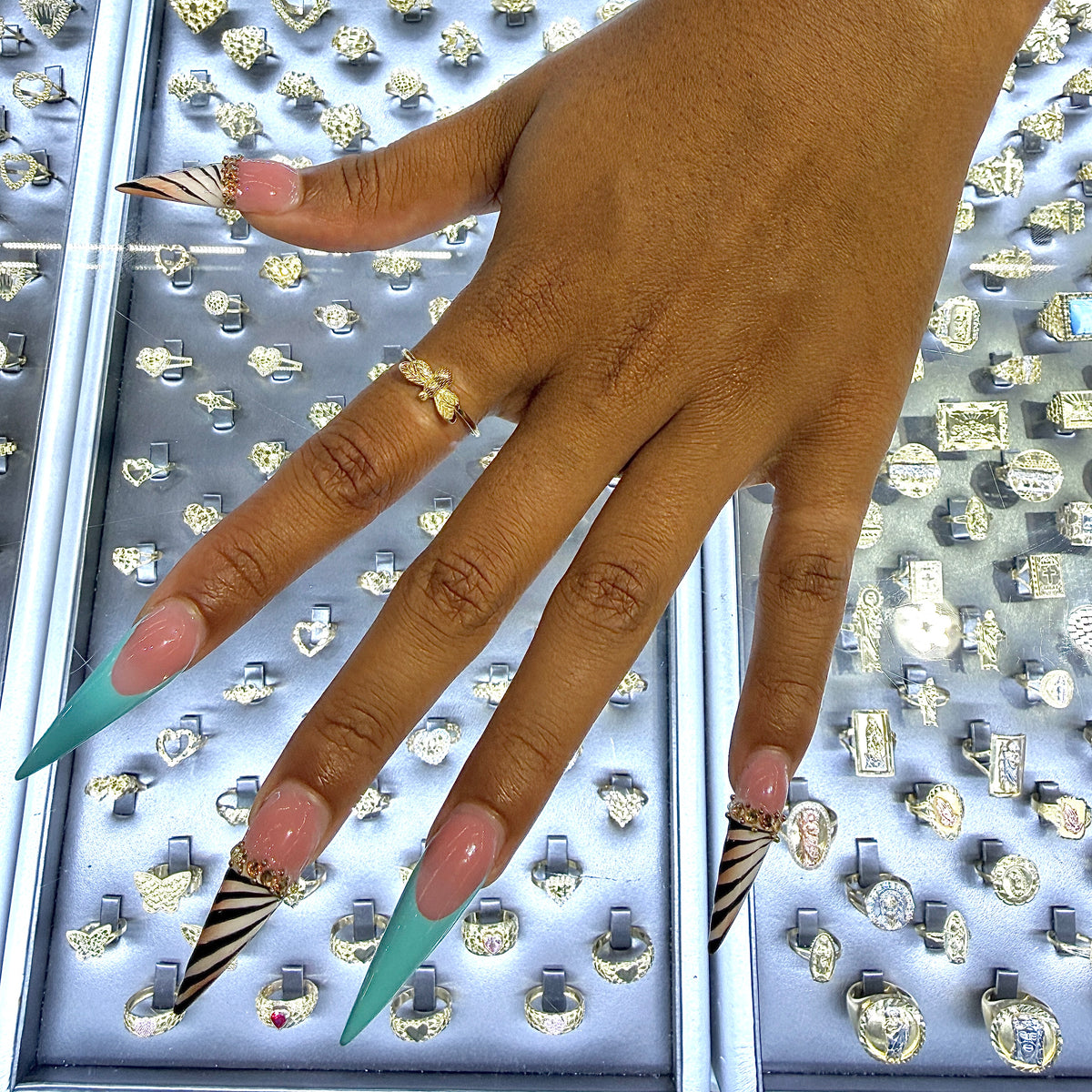 10K Gold Flying Goldbug Ring