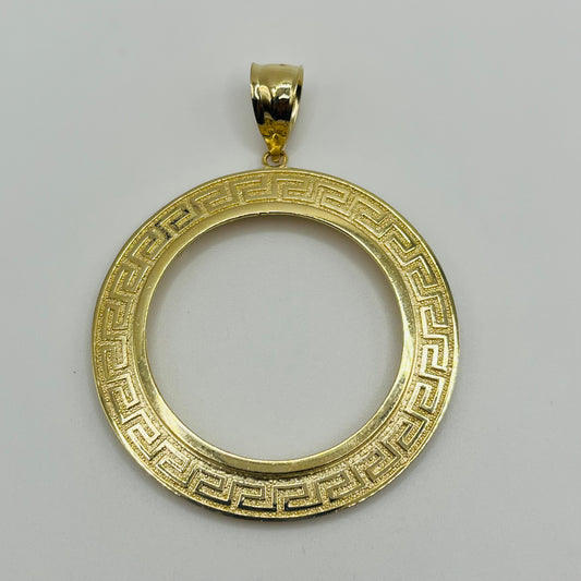 14k Gold Greek Bezel For Centenario