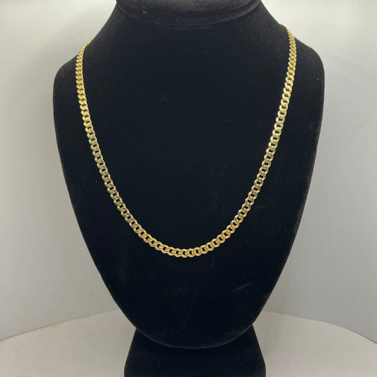 10k Gold 4.5mm Monaco Chain