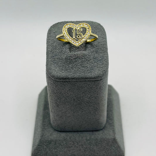 10k Gold Destino XV Ring