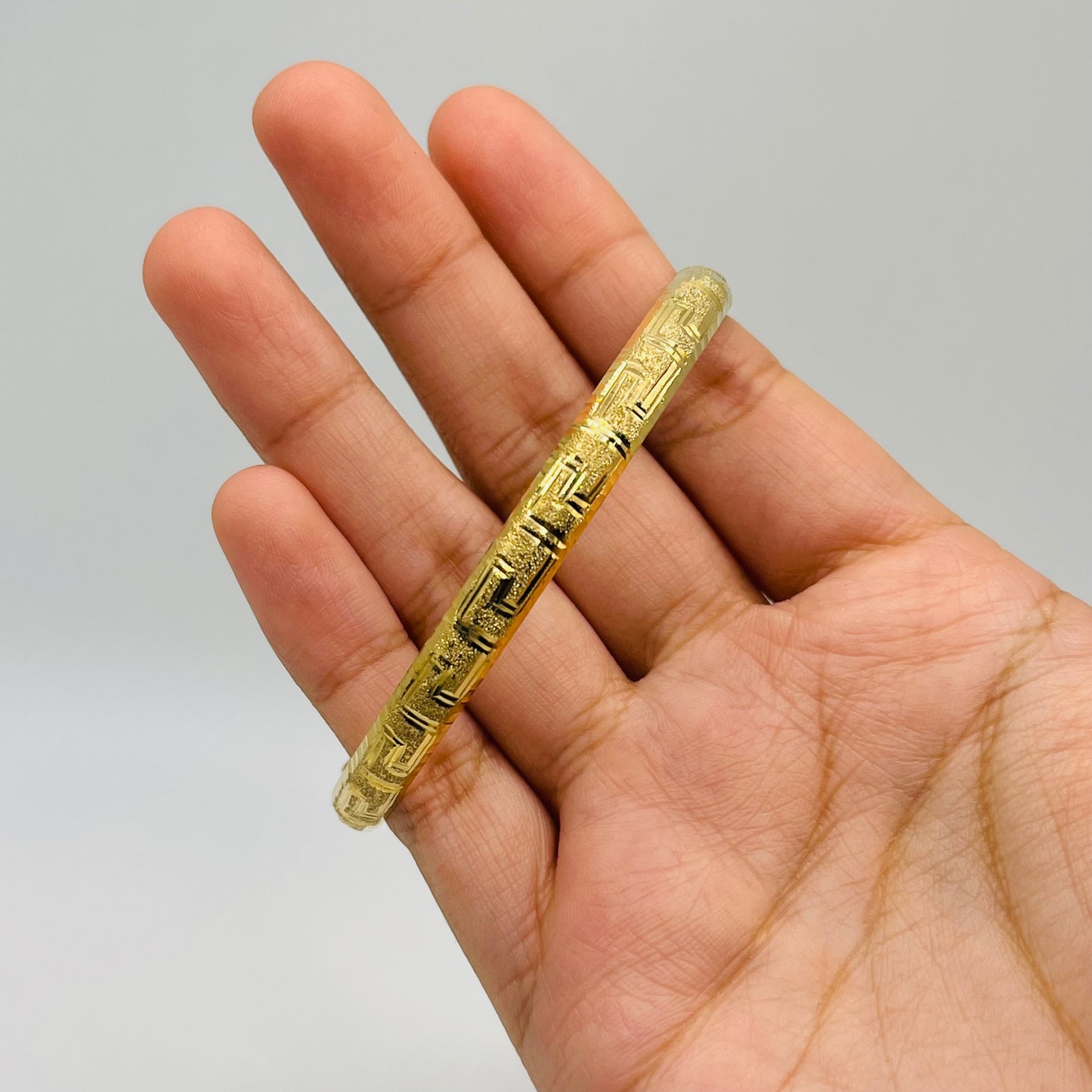 10k Gold Geometria Bangle