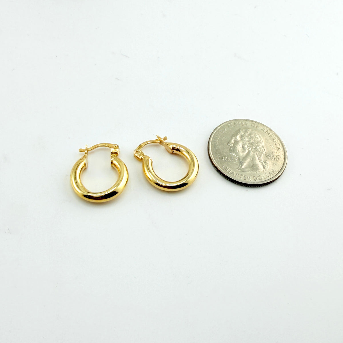 10K Gold Classic Huggy Hoops