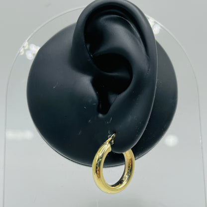 14k Classic Gold Mini Hoops (20mm)