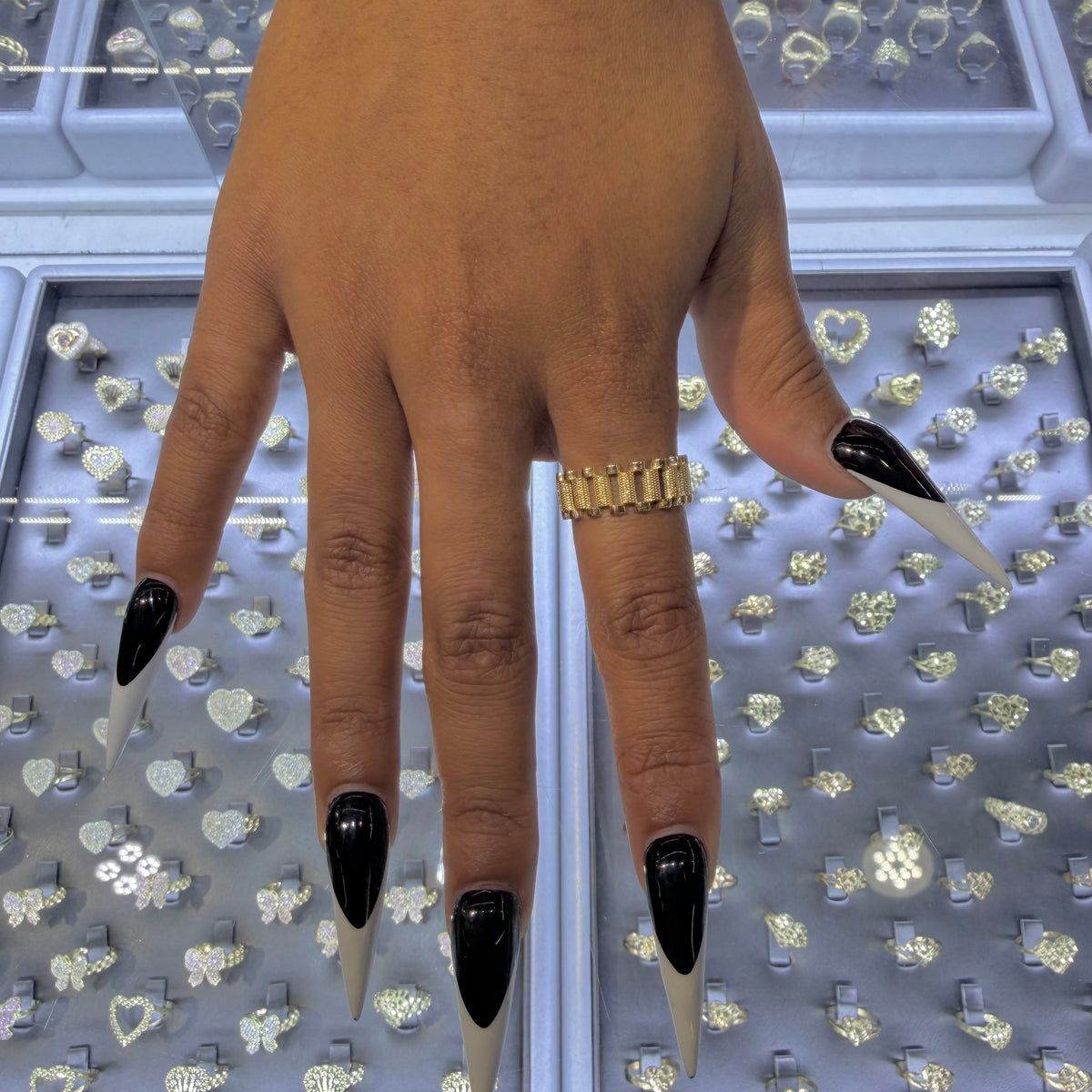 10K Gold RX Band Ring | Width: 8mm