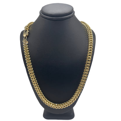 10K Gold 6mm Hollow Franco Chain