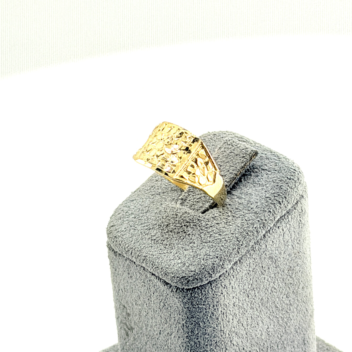 10K Gold Nugget Pinky Ring