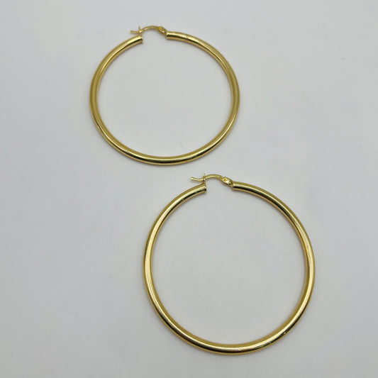 14k Gold SnapHoop 2.3in