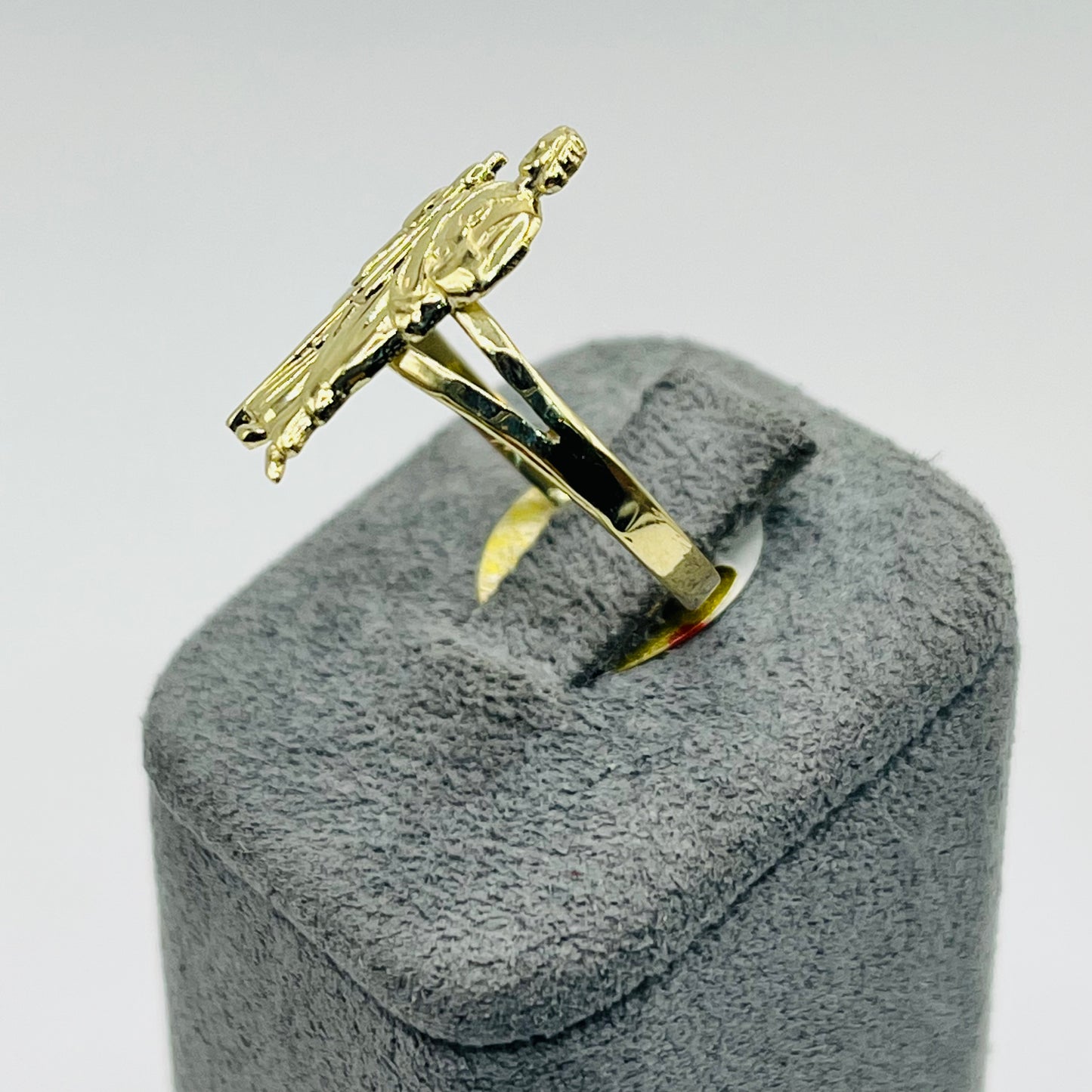 10k Gold San Judas Ring ( SML )