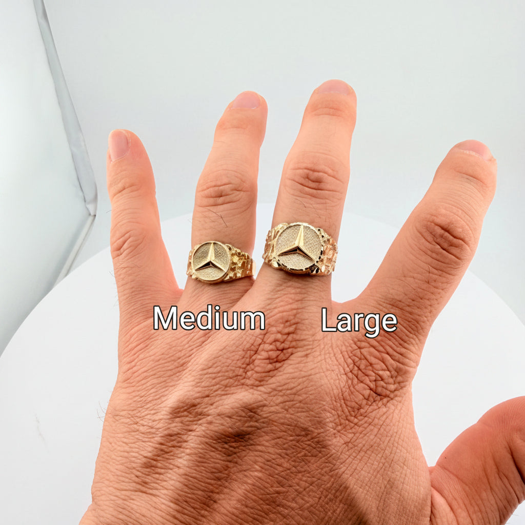 10K Gold Benzo Ring 