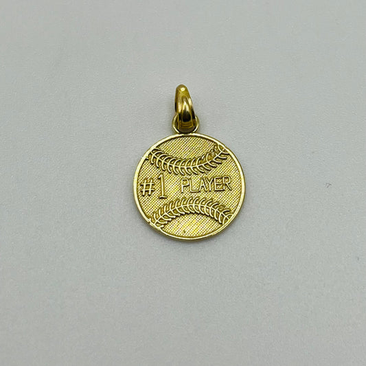 10k Gold #1 Player Charm