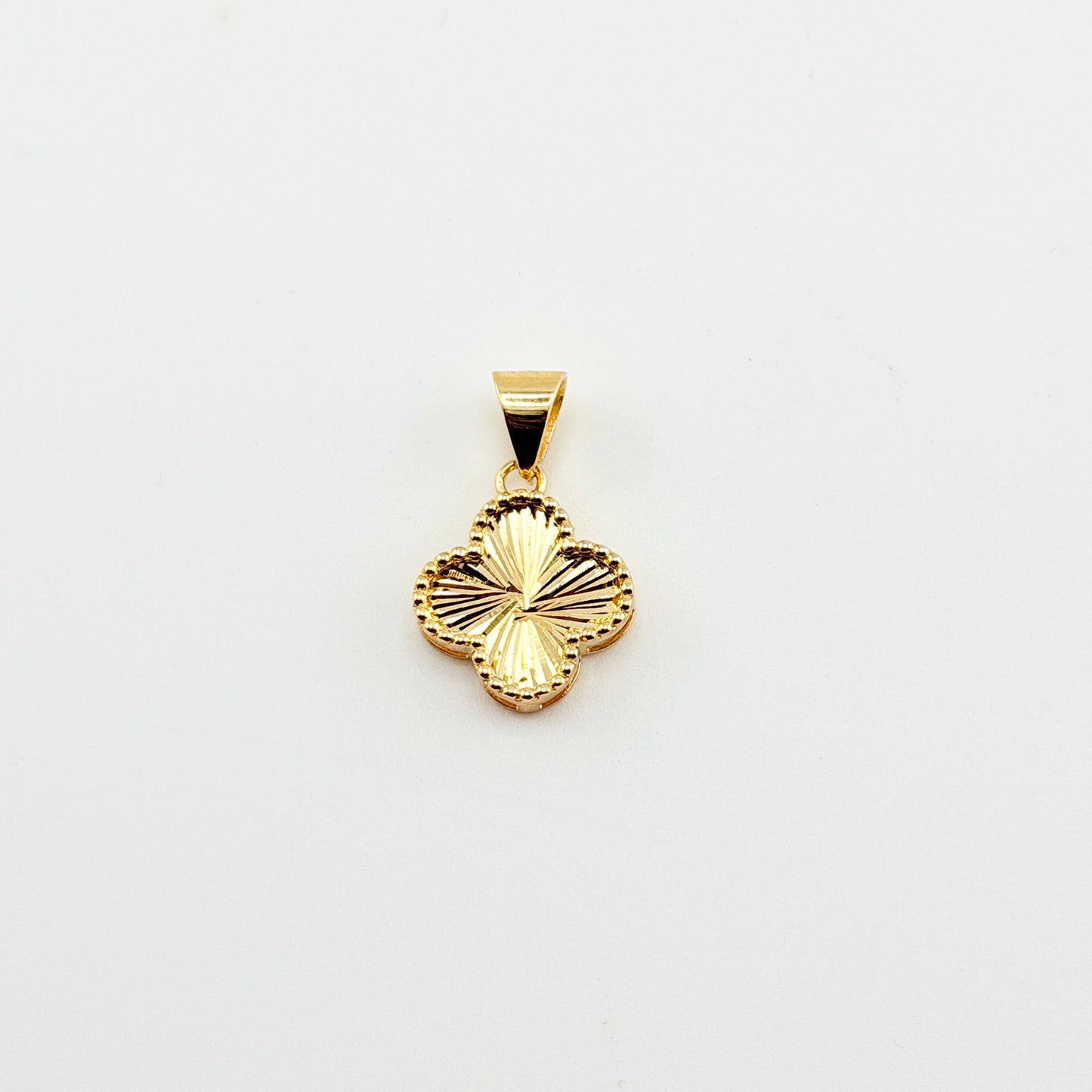 10K Gold Fancy Clover Charm