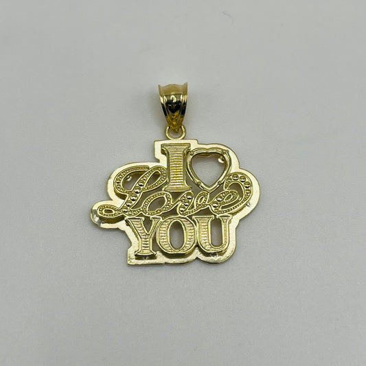 10k Gold Love is in the air Charm
