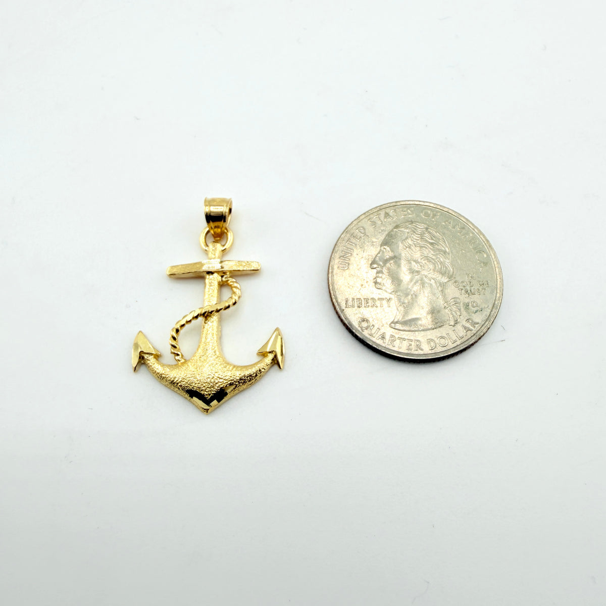 10k Gold Anchor Away Charm