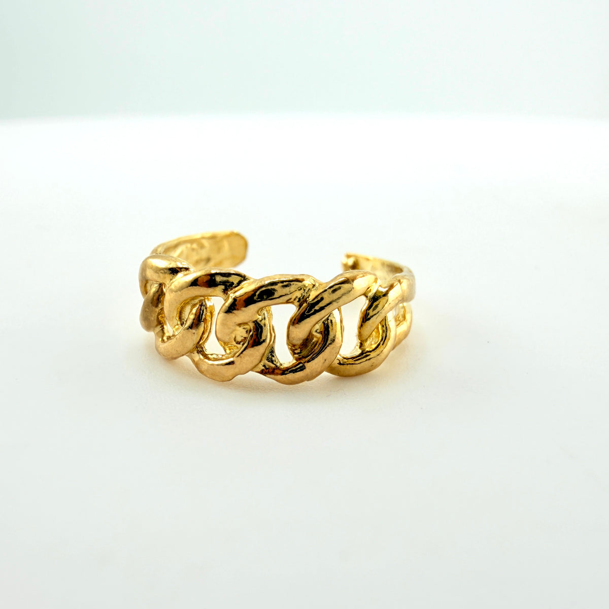 10K Gold Cuban Toe Ring