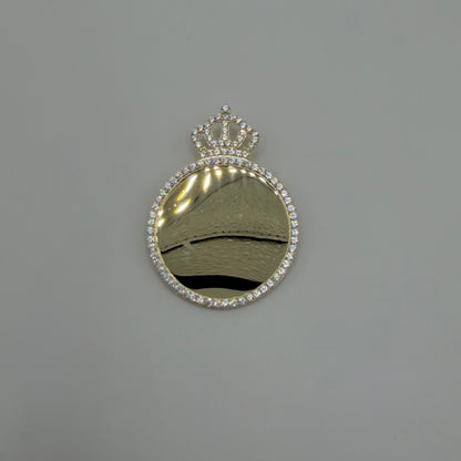 10k Gold Princess Cz Picture Pendant (S)