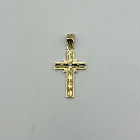10k Gold Star Fire Cross
